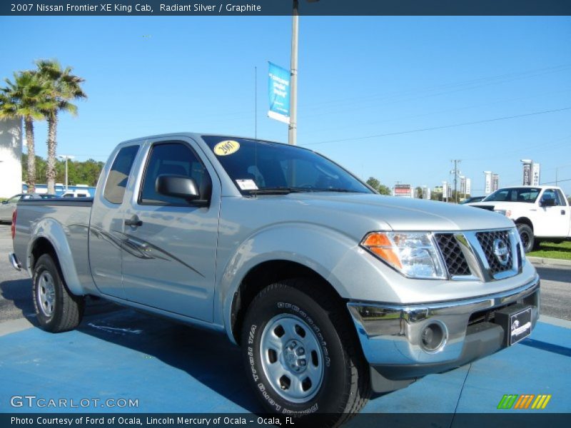 Radiant Silver / Graphite 2007 Nissan Frontier XE King Cab