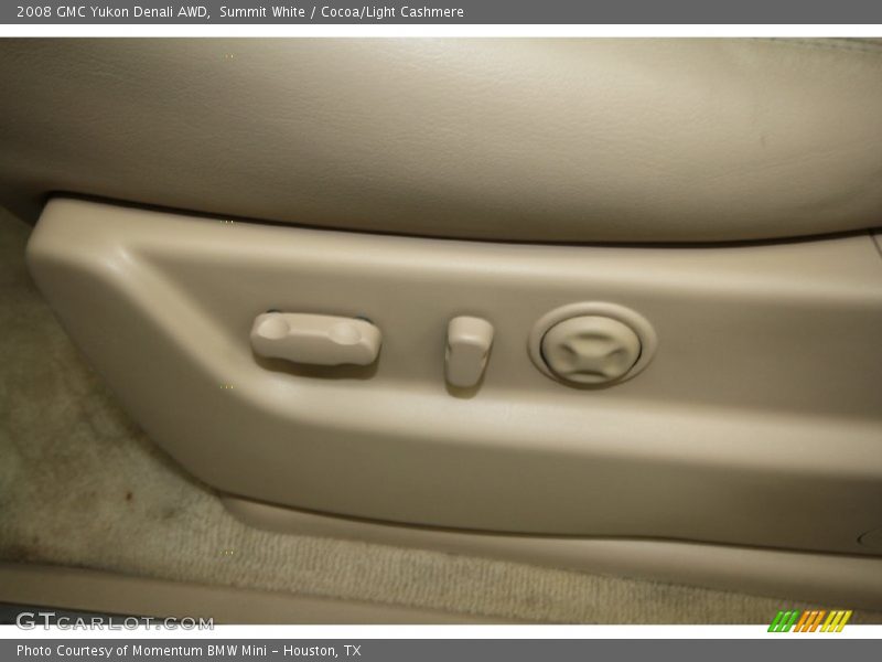 Summit White / Cocoa/Light Cashmere 2008 GMC Yukon Denali AWD