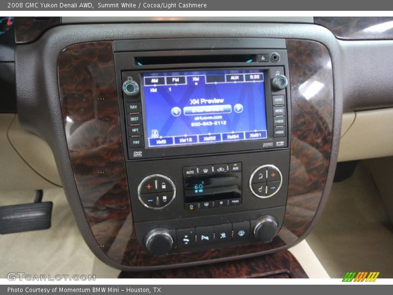 Summit White / Cocoa/Light Cashmere 2008 GMC Yukon Denali AWD