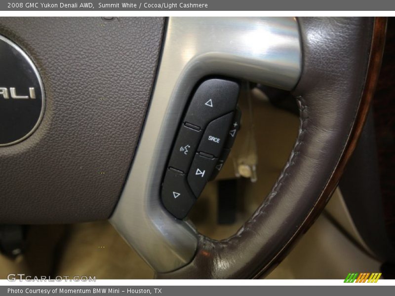 Summit White / Cocoa/Light Cashmere 2008 GMC Yukon Denali AWD