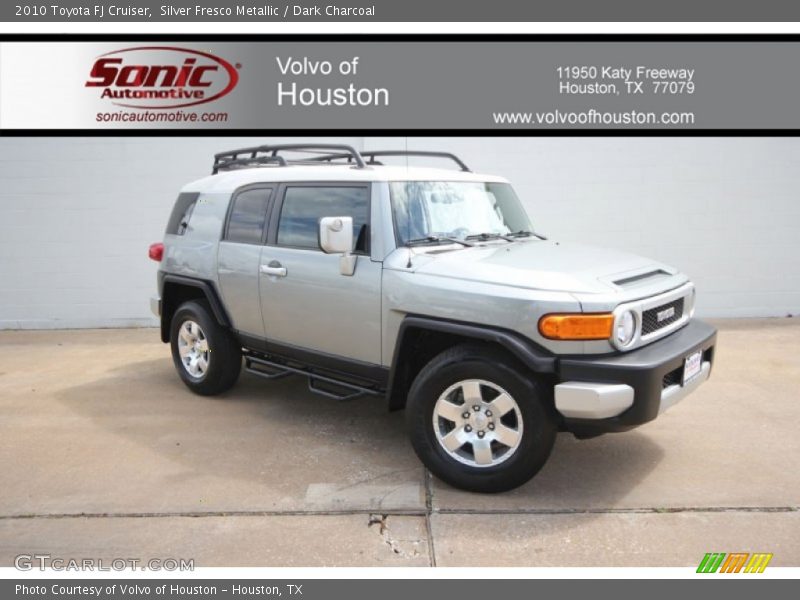 Silver Fresco Metallic / Dark Charcoal 2010 Toyota FJ Cruiser