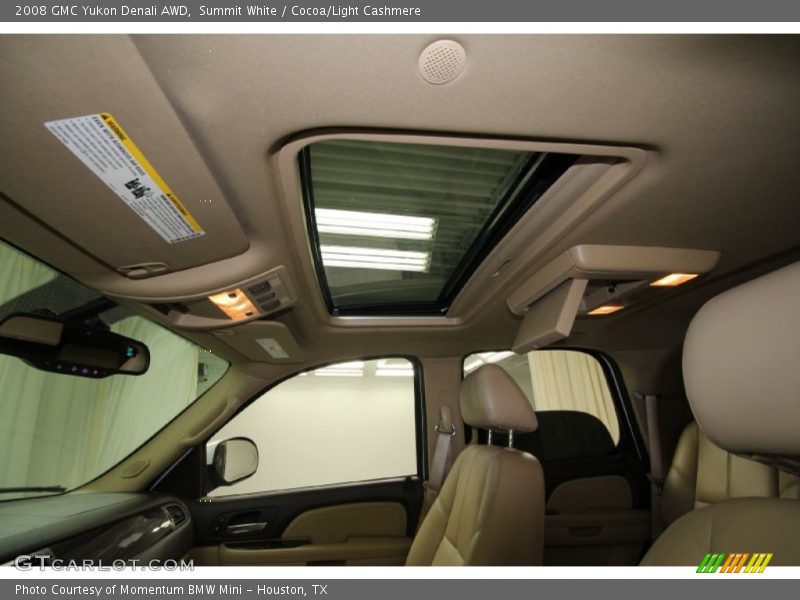 Summit White / Cocoa/Light Cashmere 2008 GMC Yukon Denali AWD