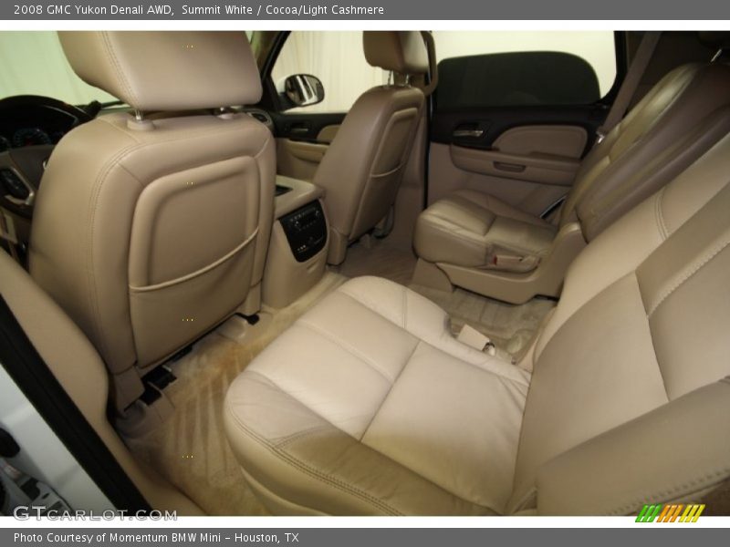 Summit White / Cocoa/Light Cashmere 2008 GMC Yukon Denali AWD