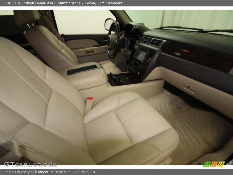 Summit White / Cocoa/Light Cashmere 2008 GMC Yukon Denali AWD