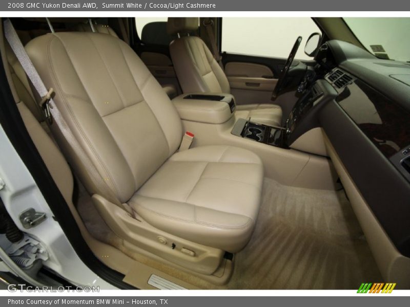 Summit White / Cocoa/Light Cashmere 2008 GMC Yukon Denali AWD