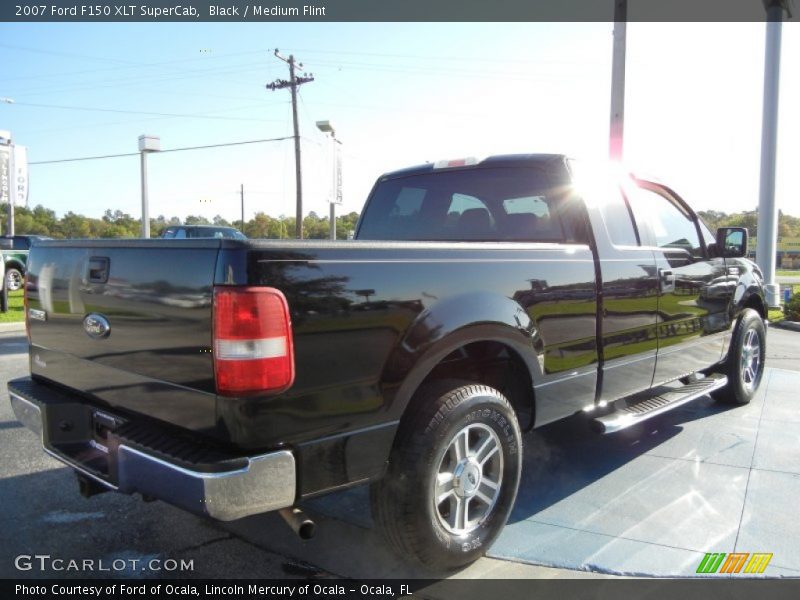 Black / Medium Flint 2007 Ford F150 XLT SuperCab