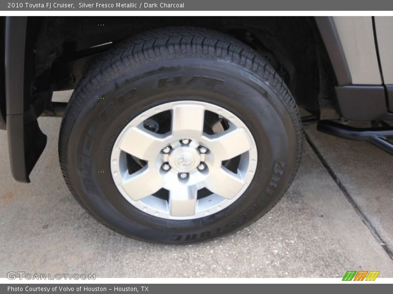 Silver Fresco Metallic / Dark Charcoal 2010 Toyota FJ Cruiser