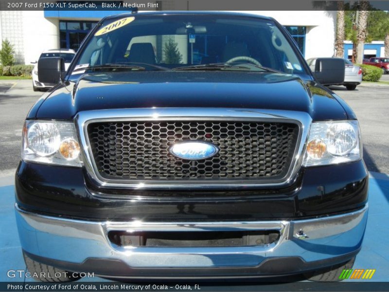 Black / Medium Flint 2007 Ford F150 XLT SuperCab