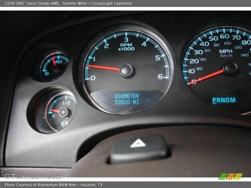 Summit White / Cocoa/Light Cashmere 2008 GMC Yukon Denali AWD