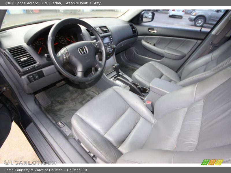 Graphite Pearl / Gray 2004 Honda Accord EX V6 Sedan