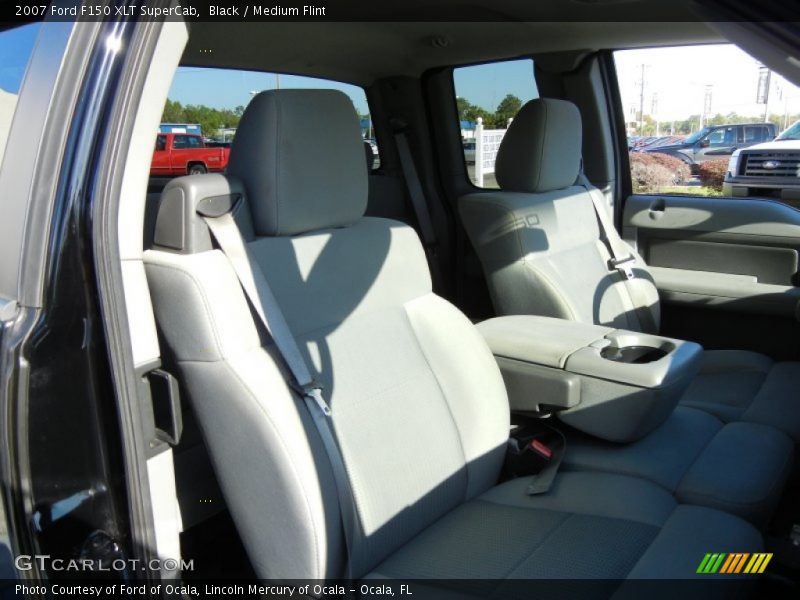 Black / Medium Flint 2007 Ford F150 XLT SuperCab