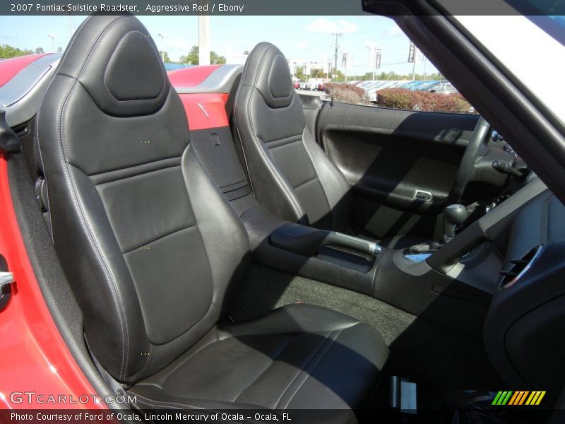  2007 Solstice Roadster Ebony Interior