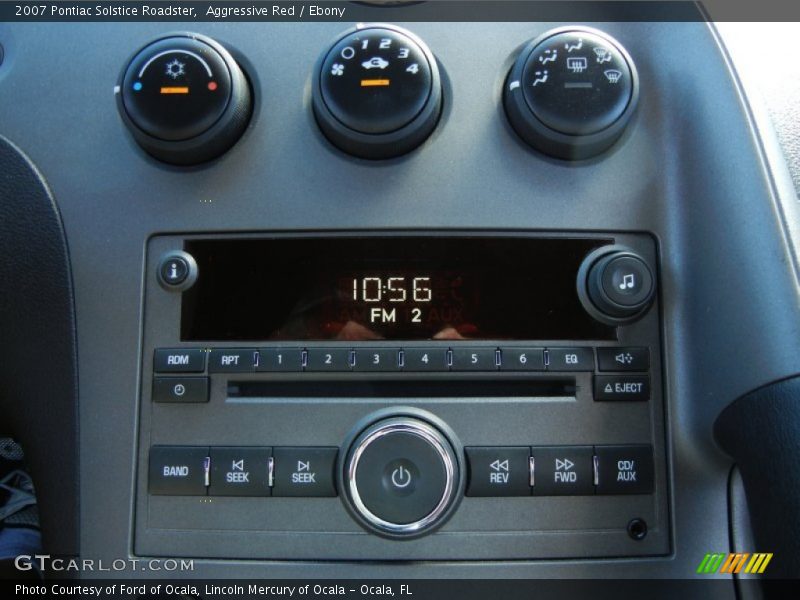 Controls of 2007 Solstice Roadster