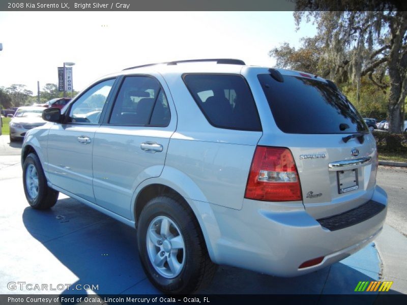 Bright Silver / Gray 2008 Kia Sorento LX