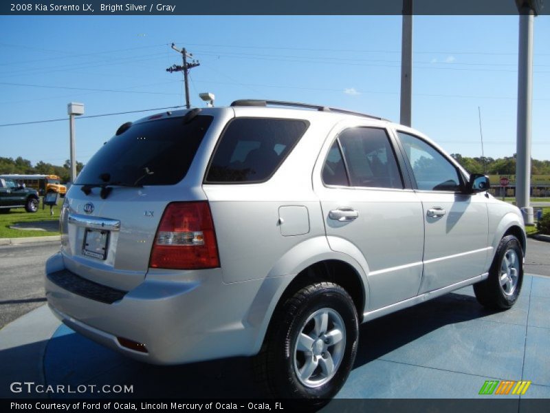 Bright Silver / Gray 2008 Kia Sorento LX
