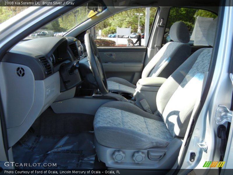 Bright Silver / Gray 2008 Kia Sorento LX