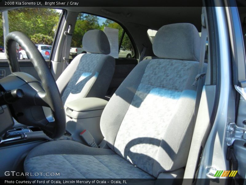 Bright Silver / Gray 2008 Kia Sorento LX