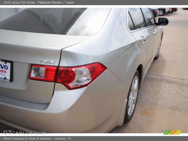 Palladium Metallic / Taupe 2010 Acura TSX Sedan