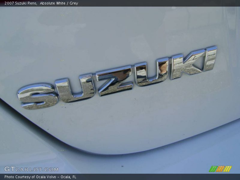 Absolute White / Grey 2007 Suzuki Reno
