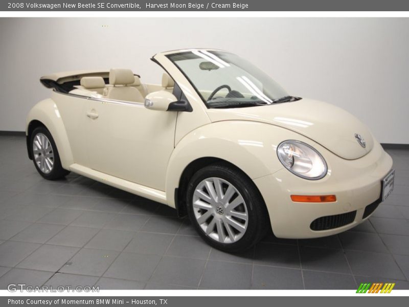 Harvest Moon Beige / Cream Beige 2008 Volkswagen New Beetle SE Convertible