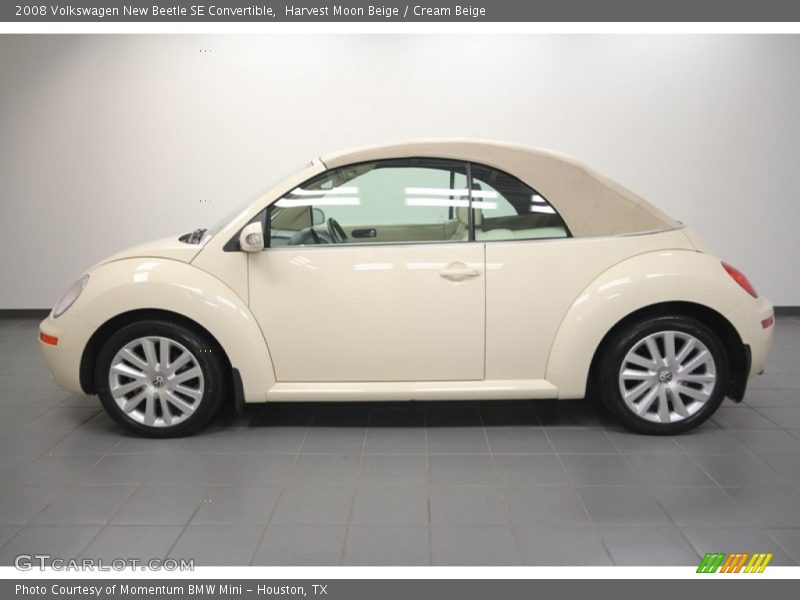 Harvest Moon Beige / Cream Beige 2008 Volkswagen New Beetle SE Convertible