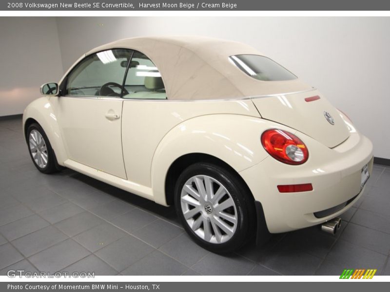 Harvest Moon Beige / Cream Beige 2008 Volkswagen New Beetle SE Convertible