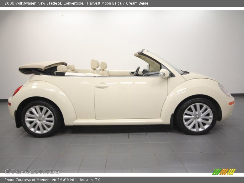 Harvest Moon Beige / Cream Beige 2008 Volkswagen New Beetle SE Convertible