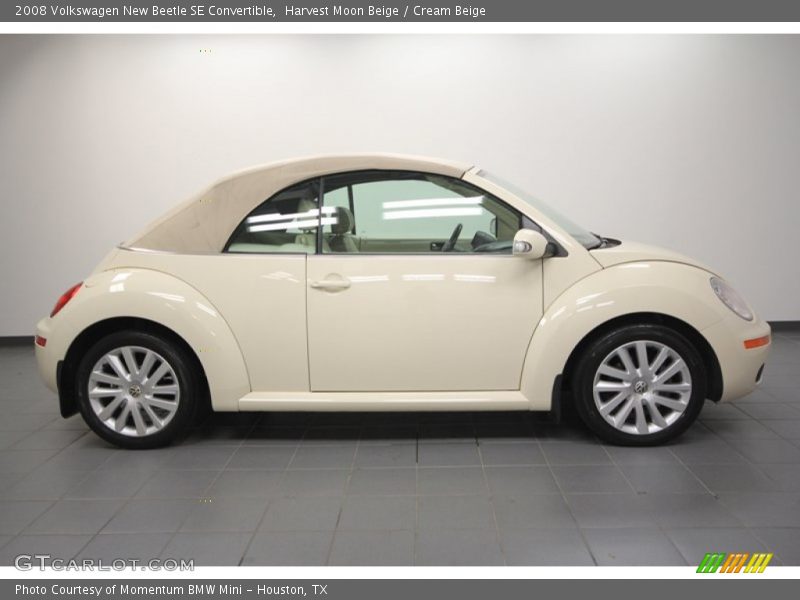 Harvest Moon Beige / Cream Beige 2008 Volkswagen New Beetle SE Convertible