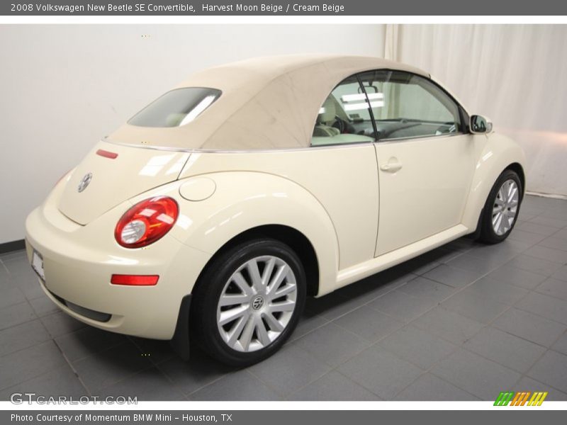 Harvest Moon Beige / Cream Beige 2008 Volkswagen New Beetle SE Convertible