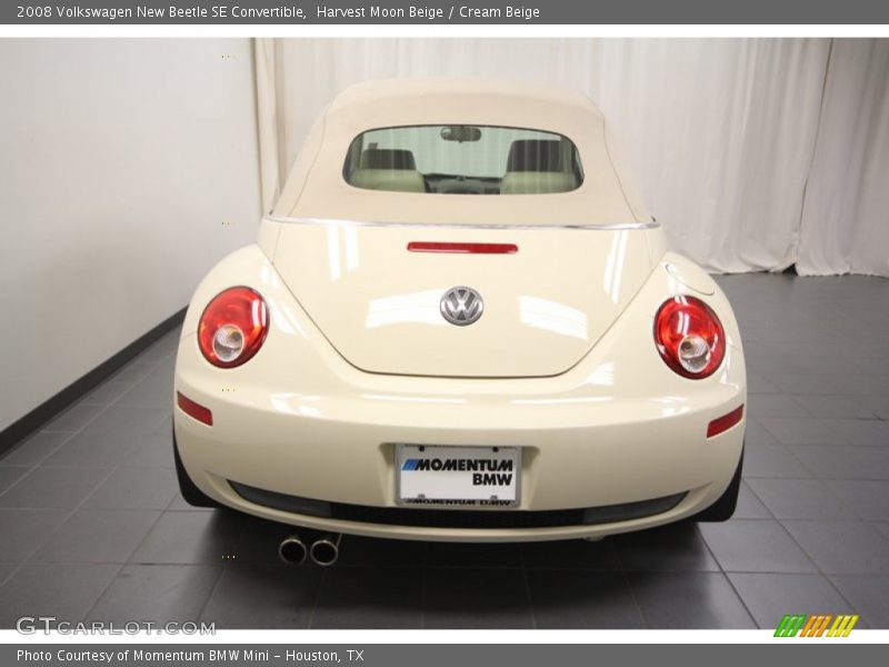 Harvest Moon Beige / Cream Beige 2008 Volkswagen New Beetle SE Convertible