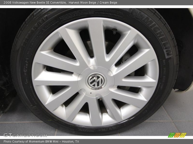 Harvest Moon Beige / Cream Beige 2008 Volkswagen New Beetle SE Convertible