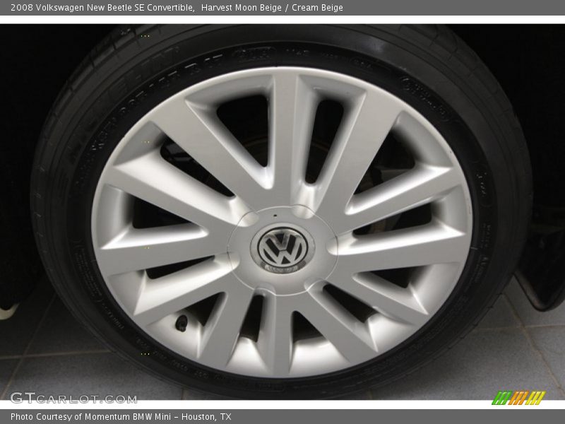 Harvest Moon Beige / Cream Beige 2008 Volkswagen New Beetle SE Convertible