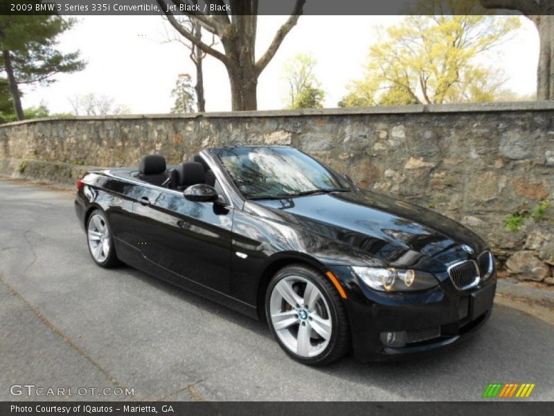 Front 3/4 View of 2009 3 Series 335i Convertible