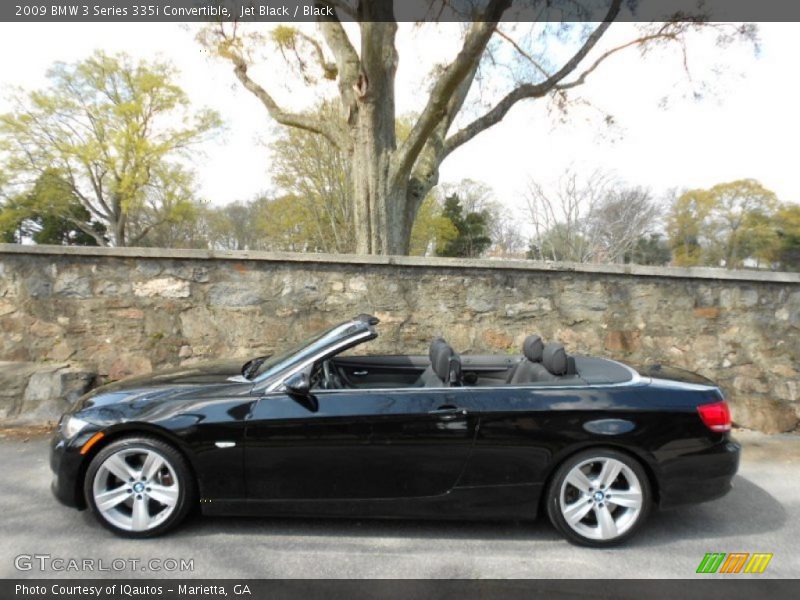 Jet Black / Black 2009 BMW 3 Series 335i Convertible