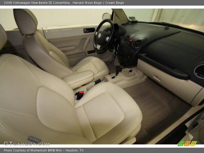 Harvest Moon Beige / Cream Beige 2008 Volkswagen New Beetle SE Convertible