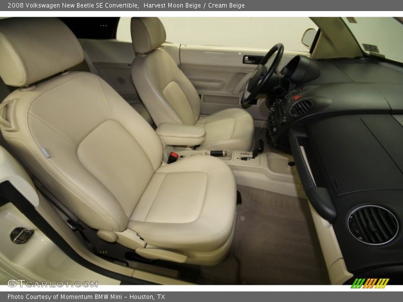 Harvest Moon Beige / Cream Beige 2008 Volkswagen New Beetle SE Convertible