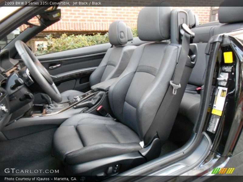 Front Seat of 2009 3 Series 335i Convertible