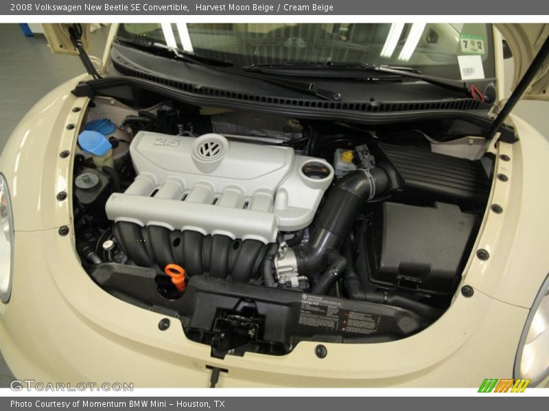 Harvest Moon Beige / Cream Beige 2008 Volkswagen New Beetle SE Convertible