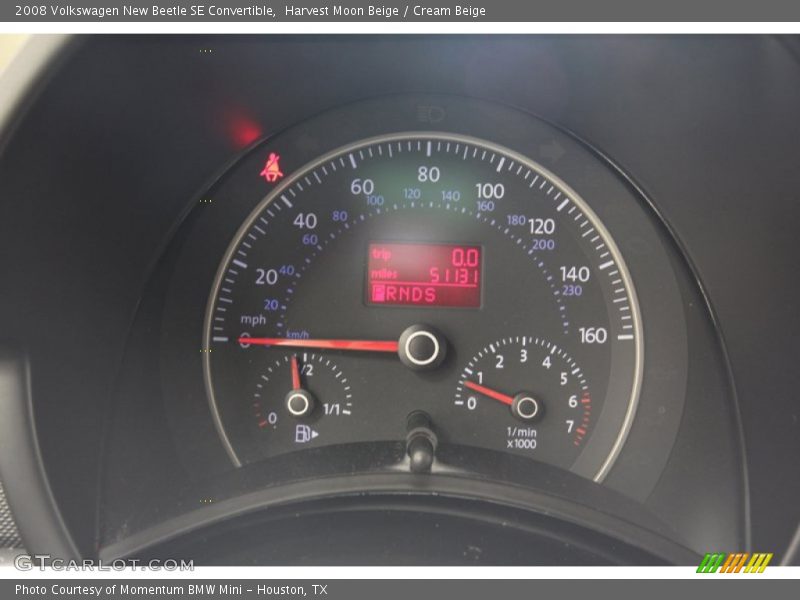 Harvest Moon Beige / Cream Beige 2008 Volkswagen New Beetle SE Convertible