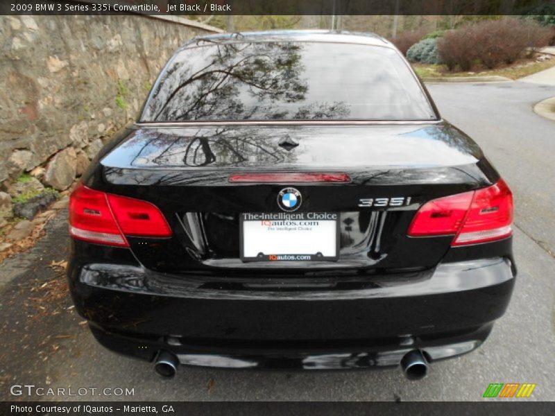 Jet Black / Black 2009 BMW 3 Series 335i Convertible