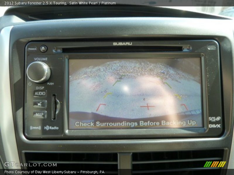 Satin White Pearl / Platinum 2012 Subaru Forester 2.5 X Touring