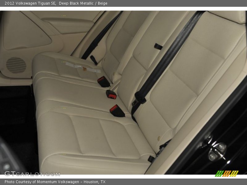 Deep Black Metallic / Beige 2012 Volkswagen Tiguan SE