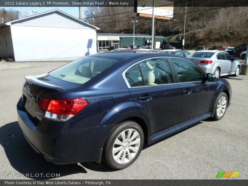 Deep Indigo Pearl / Warm Ivory 2012 Subaru Legacy 3.6R Premium
