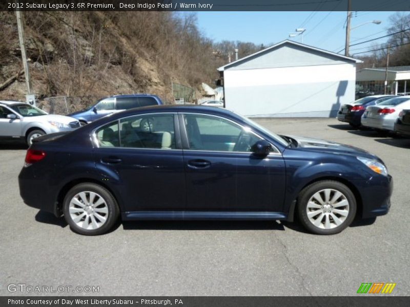 Deep Indigo Pearl / Warm Ivory 2012 Subaru Legacy 3.6R Premium