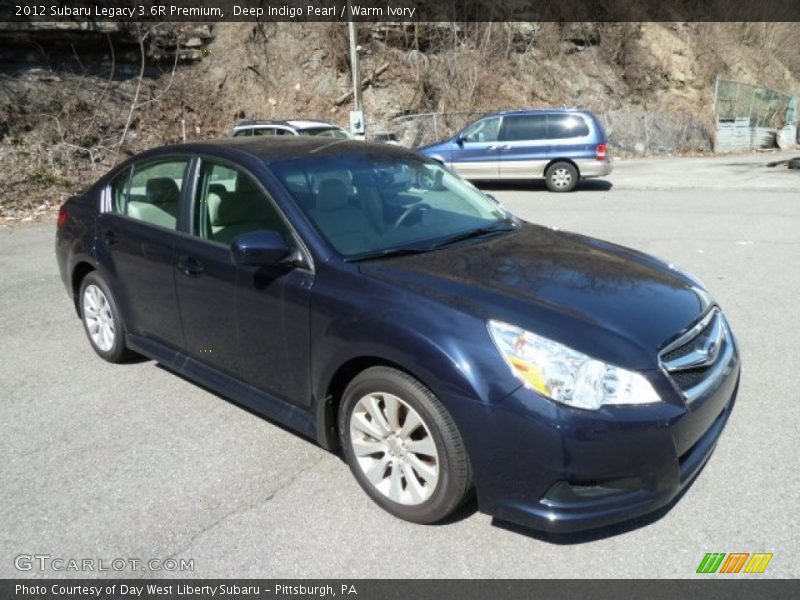 Deep Indigo Pearl / Warm Ivory 2012 Subaru Legacy 3.6R Premium