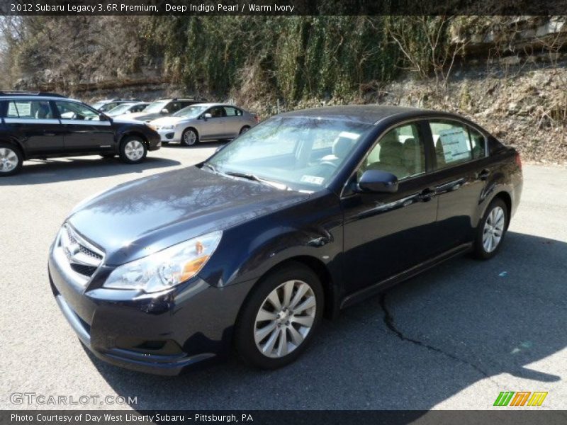 Deep Indigo Pearl / Warm Ivory 2012 Subaru Legacy 3.6R Premium