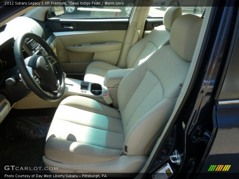 Deep Indigo Pearl / Warm Ivory 2012 Subaru Legacy 3.6R Premium