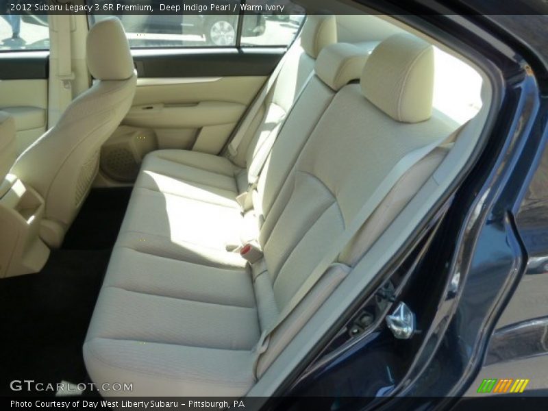 Deep Indigo Pearl / Warm Ivory 2012 Subaru Legacy 3.6R Premium