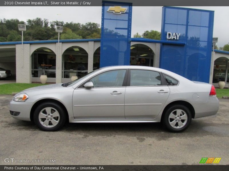 Silver Ice Metallic / Gray 2010 Chevrolet Impala LT