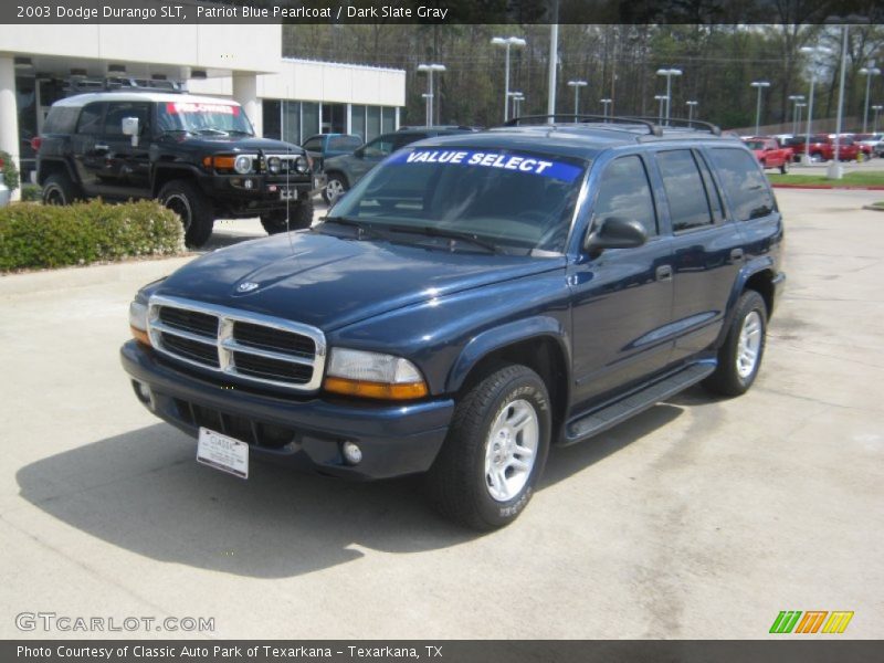 Patriot Blue Pearlcoat / Dark Slate Gray 2003 Dodge Durango SLT